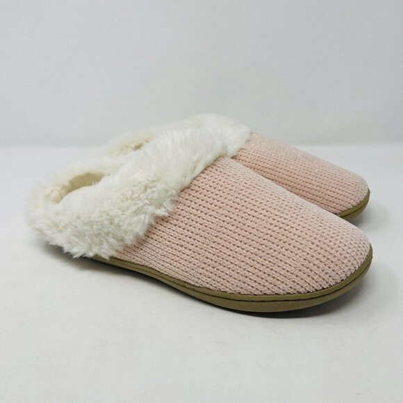 Isotoner Womens 8.5/9 Boxed Chenille Charlotte Hoodback Clog Slippers $40 126 - Picture 3 of 10